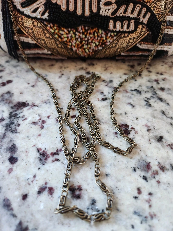 Bolsa versátil vintage Coldwater Creek zebra frisada corrente tiracolo destacável  - Imagem 4 de 4