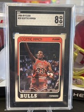 1988-89 Fleer Scottie Pippen Rookie #20 SGC 8 HOF Bulls legend