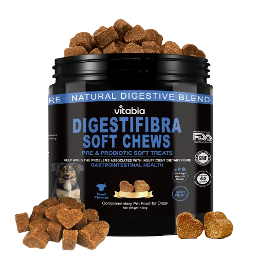 Probiotics For Dogs - Dog Treats For Gut Health, Anal Glands 60 Beef Flavour