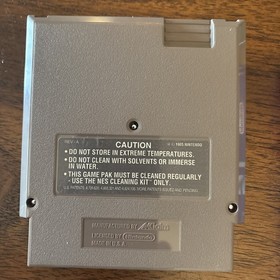 Cartucho de juego Terminator 2 T2 Judgement Day Nintendo NES en caja original con p&oacute;ster manual