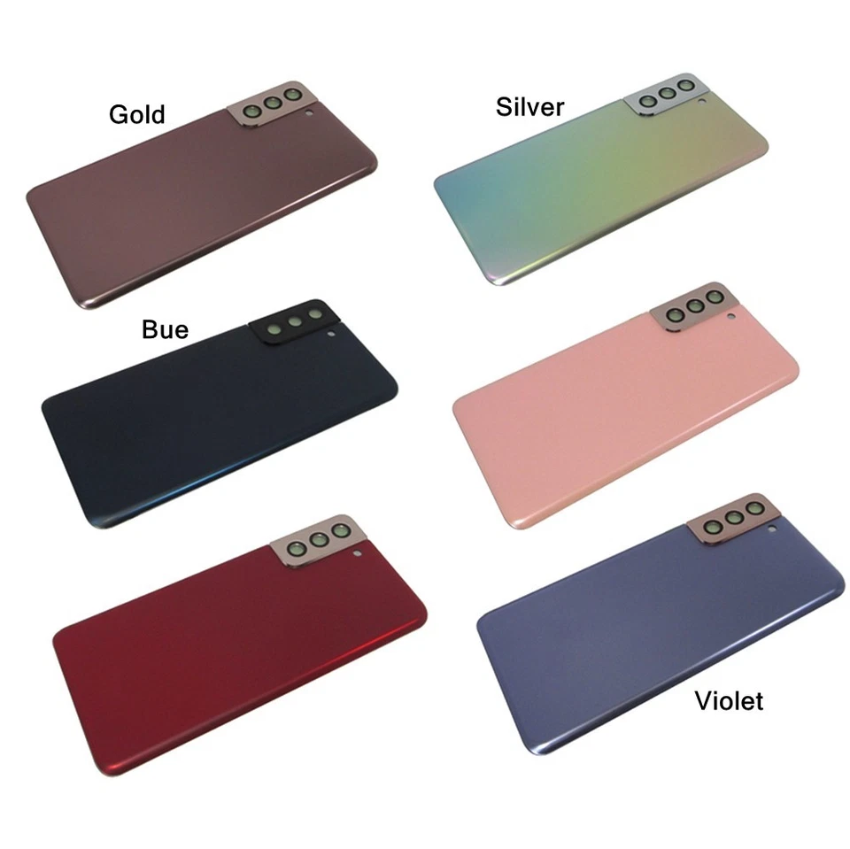 Cubierta de vidrio de batería con lente de cámara para Samsung Galaxy S21 S21+ S21 Ultra S21FE Foto 4 de 4