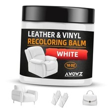 Leather Recoloring Balm - Scratch Repair Color Restore Kit for 10 OZ White