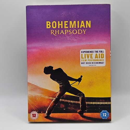 Bohemian Rhapsody DVD (2019) Rami Malek, Sänger (DIR) Zertifikat 12, Neu & Versiegelt