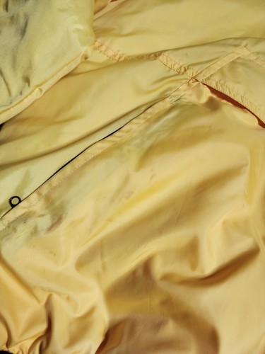 Vintage Mens M 90’s Polo Sport Ralph Lauren Reversible Puffer Jacket Yellow Blue - Picture 7 of 12