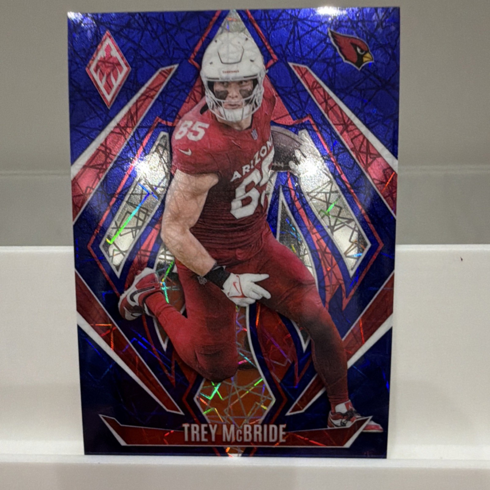 2024 Panini Phoenix Blue Lazer Trey McBride #139 /125 Arizona Cardinals
