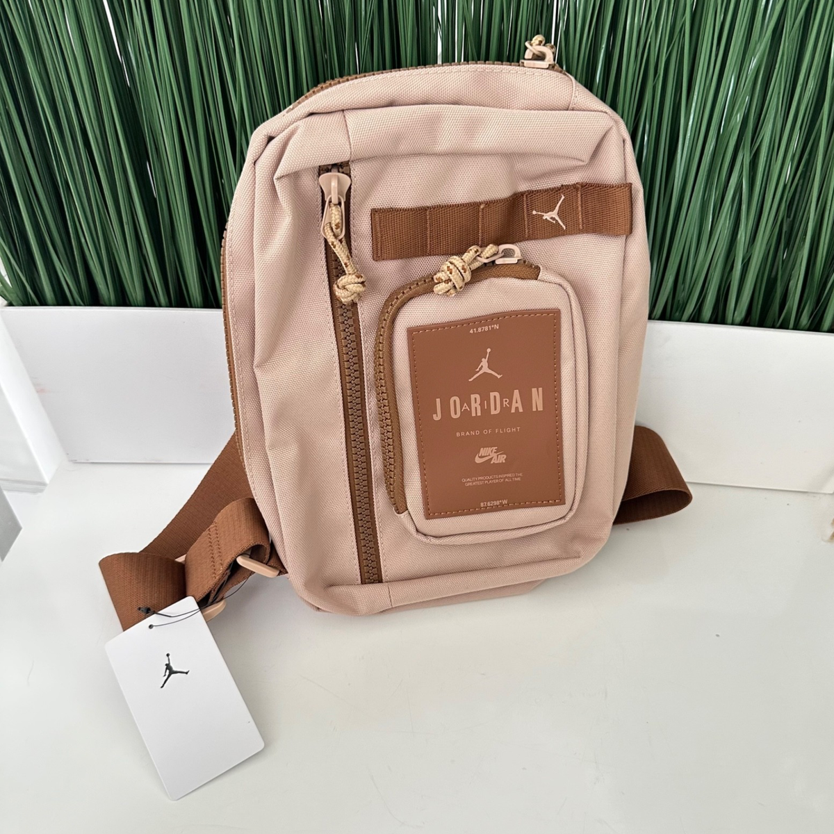 Nike Air Jordan Hesi Crossbody Bag (3L) Sling Bag Brown MA0839-X0L