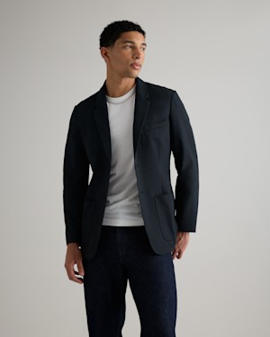 Quince Men Performance Stretch Technical Blazer Black S