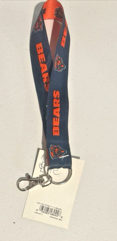 Chicago Bears Key Strap 1 Inch wide NEW