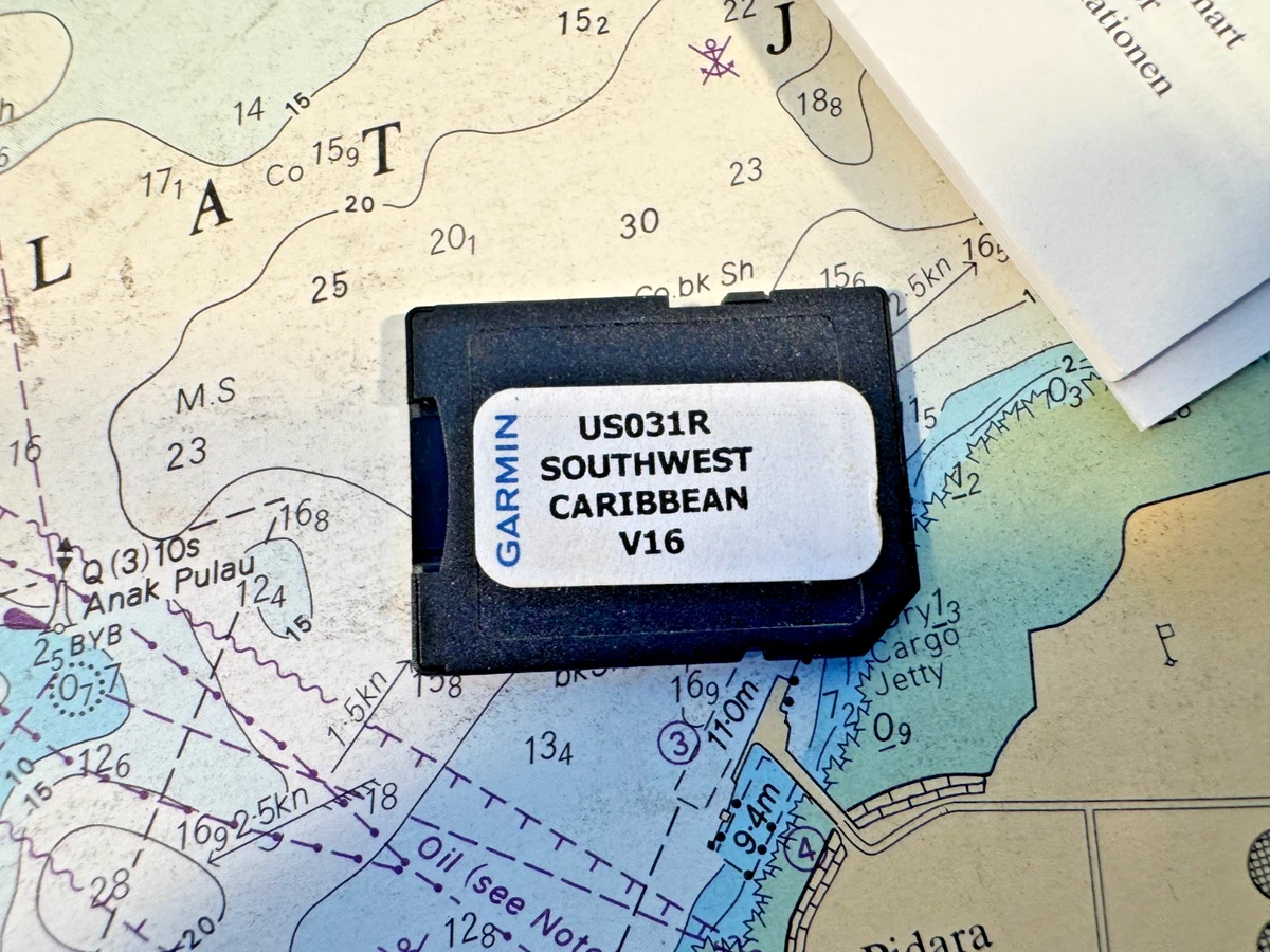 Carte Marine Garmin BlueChart G2 HD HXSA001R, MicroSD/SD, Côte Est Amérique Du Sud
