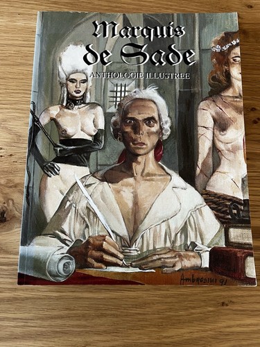 MARQUIS DE SADE ANTHOLOGIE ILLUSTREE BOOK GLITTERING IMAGES