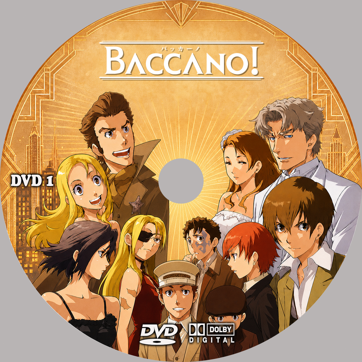 Baccano! Anime Series Epsiodes 1-16 Dual Audio English/Japanese