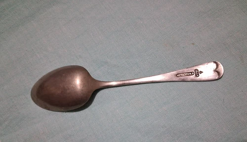 WW2 Spoon 1945 Crow's Foot Mark/Broad Arrow Military Cutlery Original