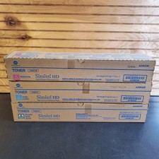 lot of 3 Genuine Konica Minolta TN321M/C/Y Magenta/Cyan/Yellow Toner Cartridge