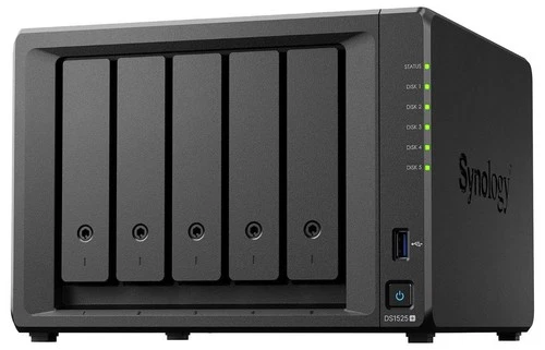 DiskStation DS1525+ 5 Bay NAS Server, Diskless - DS1525+