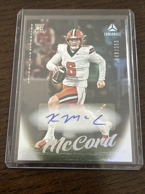 2025 Luminance Kyle Mccord Rookie Auto /350 Eagles