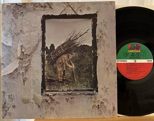 Led Zeppelin IV Vinyl LP Swan Song SD 7208 Stairway to Heaven 1st Pressing 1971