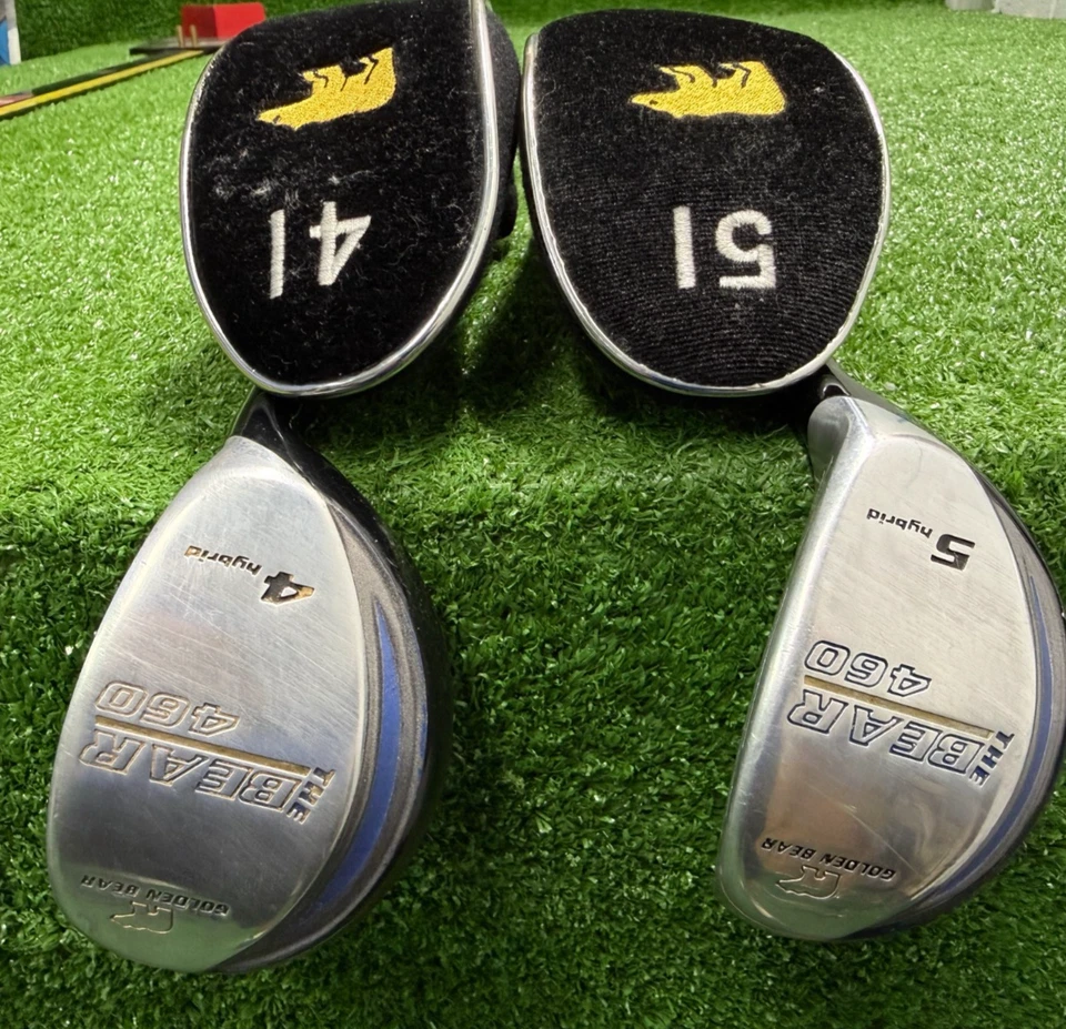 Juego Híbrido Golden Bear 460 4,5 Híbridos Mediano Firme Grafito NUEVOS AGARRES HC's / sa6643 Foto 2 de 4