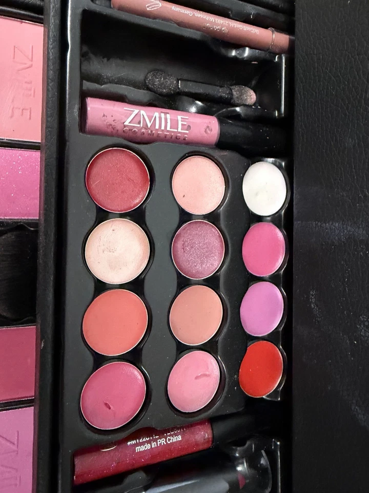 Schminkkoffer In Lederoptik Schwarz 82-teilig - Bild 3 von 4