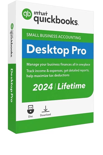 Intuit QuickBooks Desktop Pro 2024 – Full Version on USB – For Windows PC