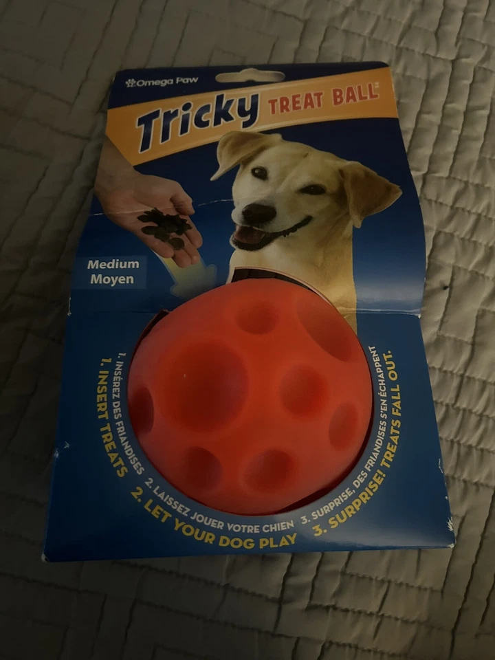 Omega Paw Auténtico Tricky Treat Juguete Perros Foto 2 de 4