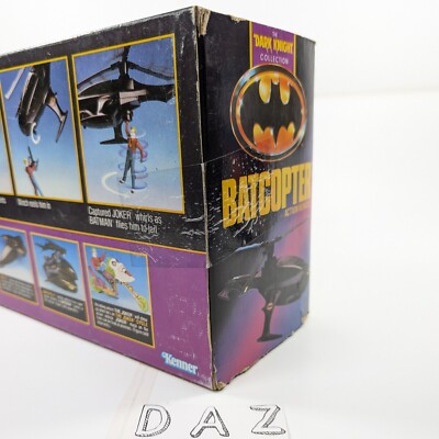 1990 Batcopter Helicopter Vehicle Vintage Animated Batman Kenner
