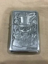 Brand New Star® Refillable Design Emblem Flip Top Lighter Skulls Fast Ship!!