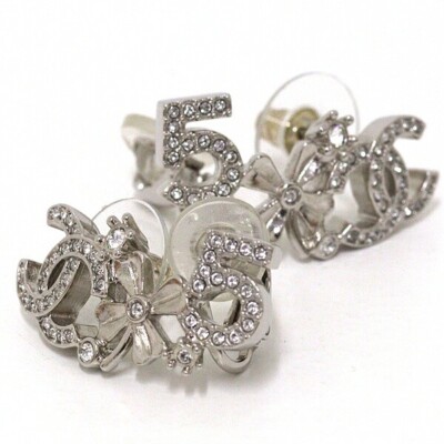 (シャネル)ABA434☆ピアス クローバー シャネル)ABA434☆ピアス クローバー CHANEL Coco Mark Four