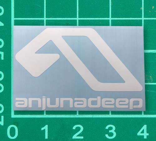 anjunadeep White Sticker Decal diecut - Picture 1 of 1