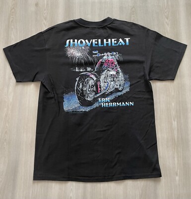Vintage Easyriders Shovelhead Micheal Hermann Shirt Mens XL