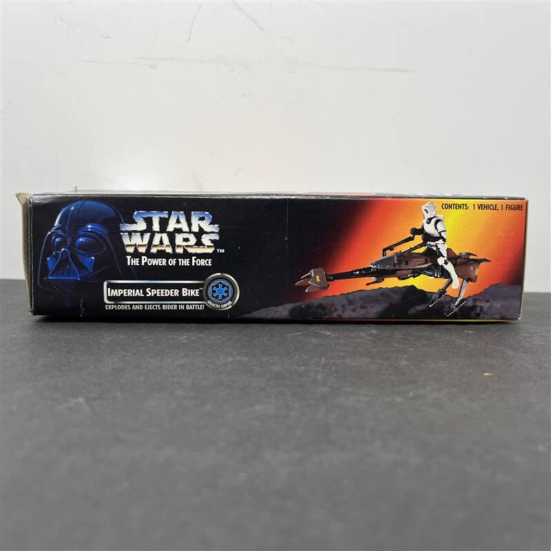 Star Wars El Poder de la Fuerza Imperial Speeder Bicicleta Scout Trooper Foto 4 de 4