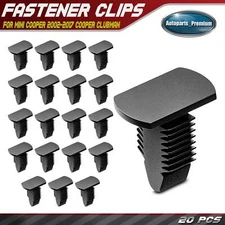 20Pcs Nylon Rocker Moulding Fasteners Screws Clamps for Mini Cooper 51711496621