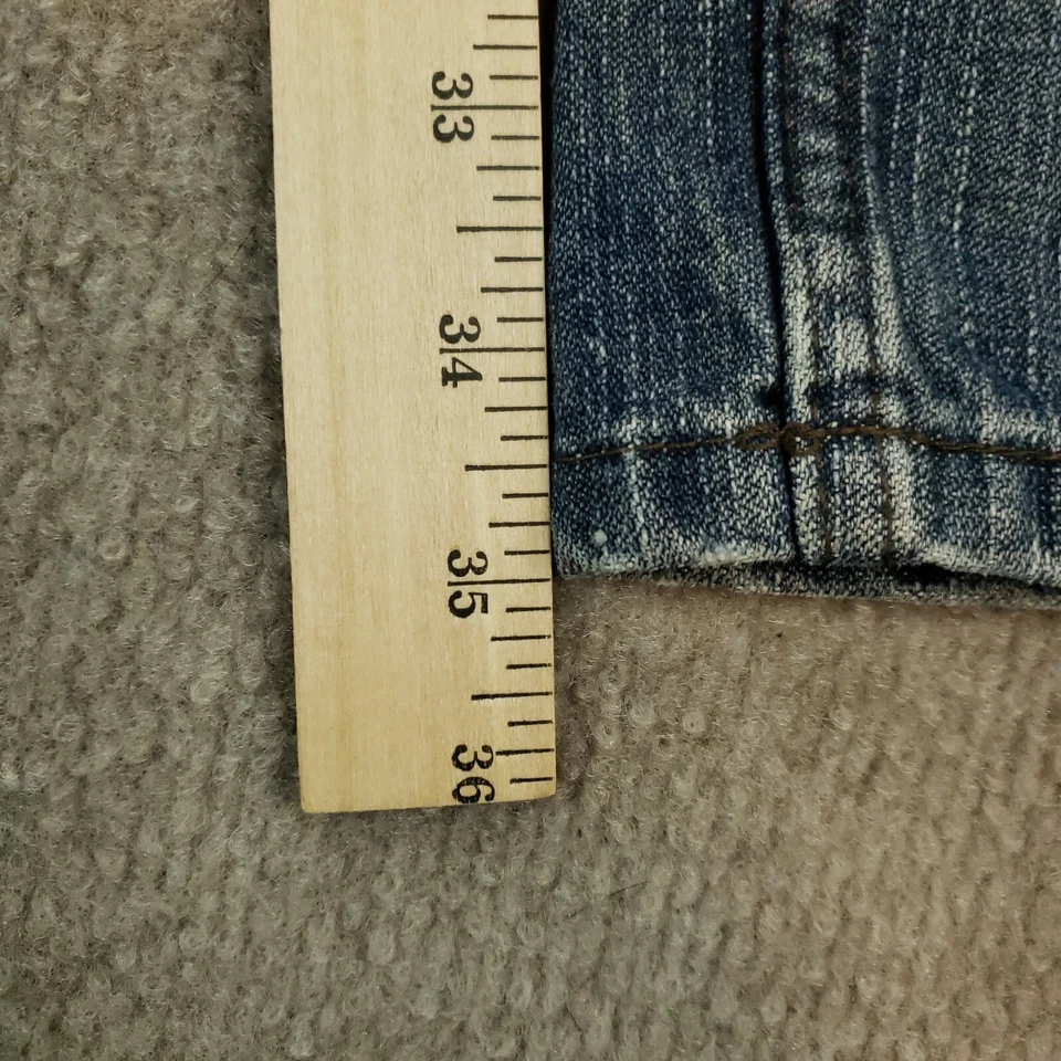 Pantalones de mezclilla para hombre Twenty X Three 33x35 azul bolsillos de pierna recta informales Foto 3 de 4