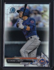 2017 BOWMAN DRAFT CHROME REFRACTOR DESMOND LINDSAY #BDC142 METS