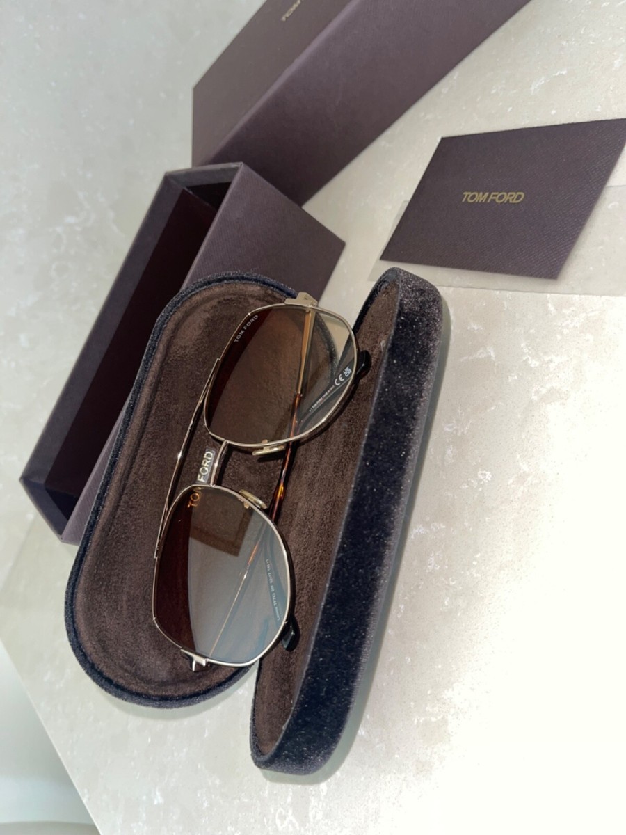 TOM FORD Lennox 62mm Oversize Aviator Sunglasses Original price