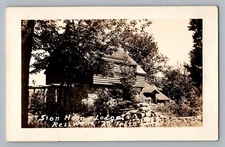 Au Train Lake Michigan Stonham Lodge Restwood Real Photo Postcard RPPC 1910-20