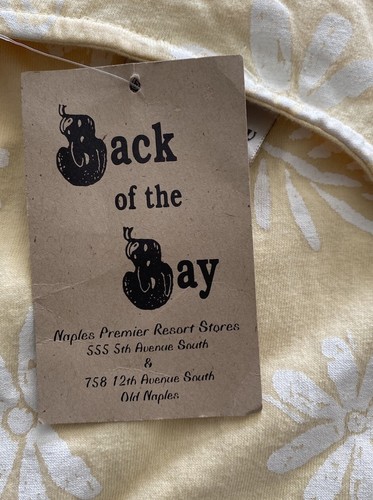 Boutique Back Of The Bay Maxi Yellow 100% Yellow Cotton Dress Size M | NEW - Picture 6 of 10