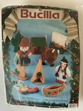 Bucilla Plastic Canvas Ornament Kit Best Of The West 61168 Makes 10 Ornaments