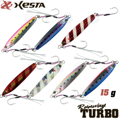 XESTA Runway Turbo 15 g Metal Jig Assorted Colors