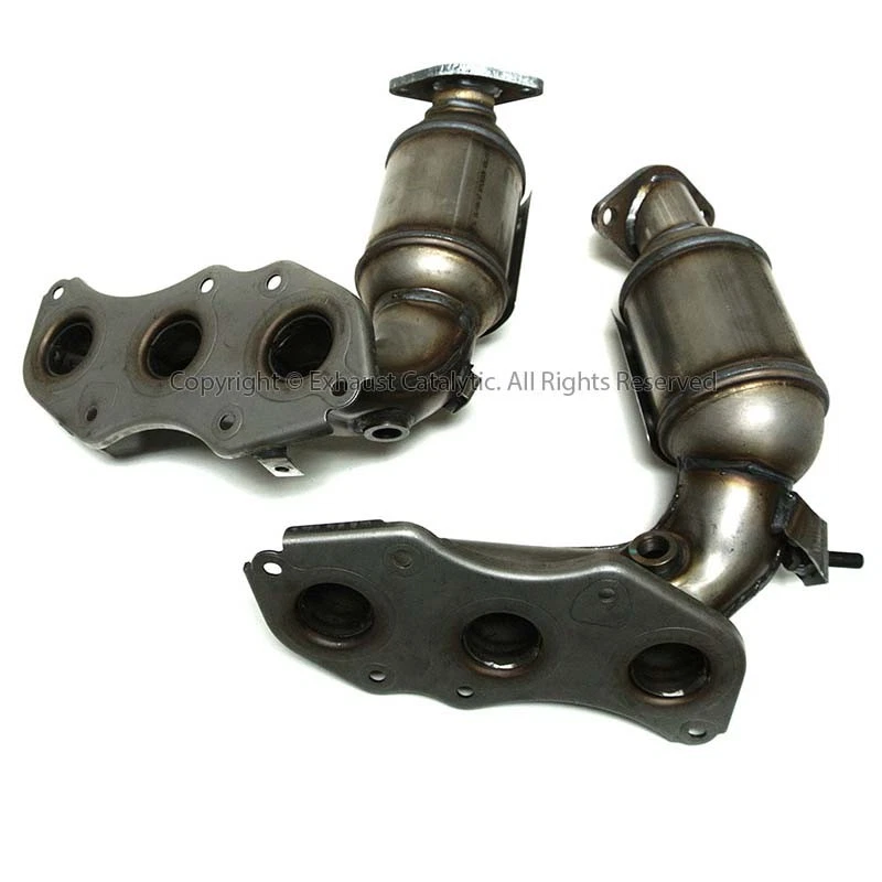 2007-2009 LEXUS RX350 3.5L Manifold Catalytic Converters 2 PIECES PAIR  — 第 3/4 张图片