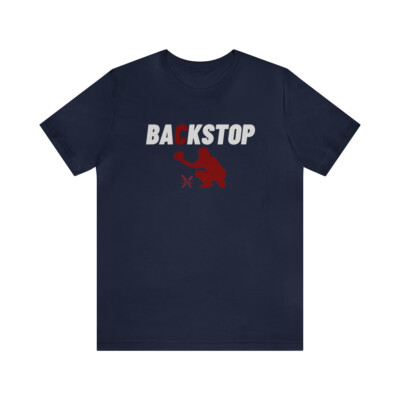 Backstop Baseball Catcher T-Shirt