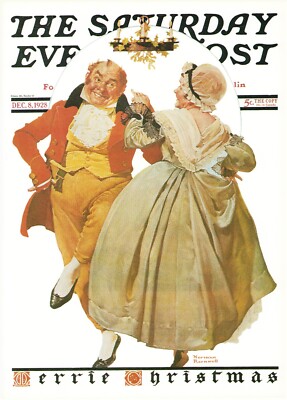 1928 DEC 8 Merry Christmas NORMAN ROCKWELL SATURDAY EVENING POST