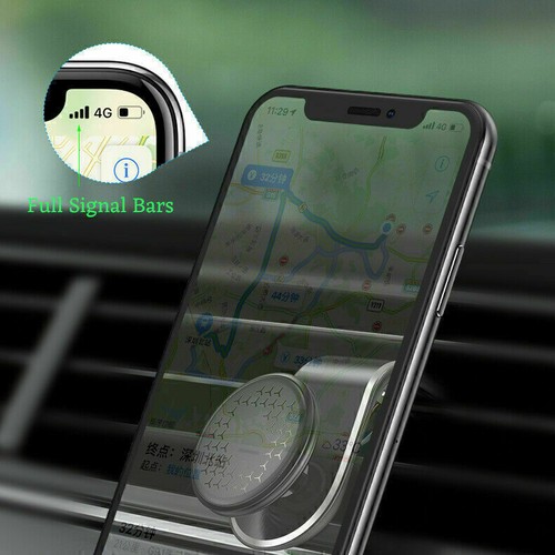 Magnetic Car Phone Holder Stand Universal Adjustable GPS Holder Clip Air Vent - Zdjęcie 6 z 6