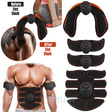 EMS Abdominal Muscle Toning Trainer ABS Stimulator Toner Fitness Binder Gym Belt