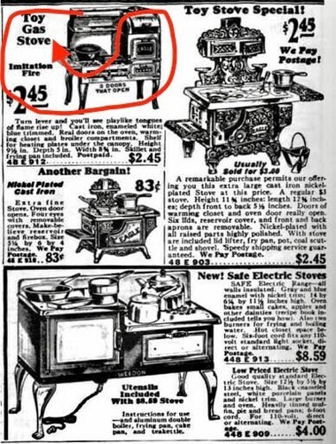 Vintage Cast Iron Toy Gas Stove by Eagle Mfg Circa Late 19th Century Artifact - Picture 4 of 7