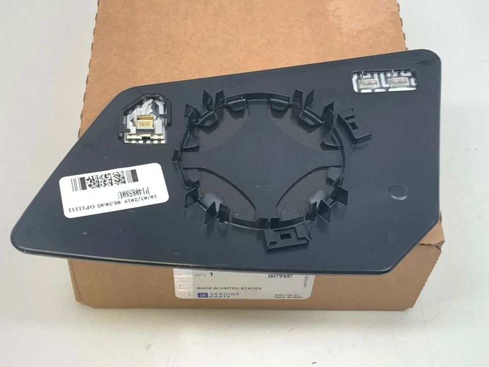 Vidro espelhado 13-17 GMC Acadia Chevrolet Traverse passageiro visão lateral fabricante de equipamento original - Imagem 2 de 3