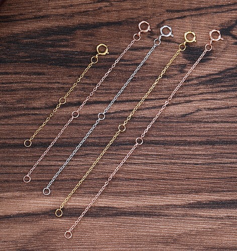 B24 Verlängerungskette Extenderkette Sterling Silber 925 verschiedene Längen - Bild 4 von 7