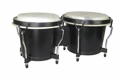 Tycoon Percussion TB-8BBK Rimto Series 6'' & 7'' Mini Bongos Black