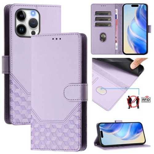Fr iPhone 16e 16 15 14 13 12 11 Pro Max Plus Flip Leather Case Wallet RFID Cover - Picture 25 of 82