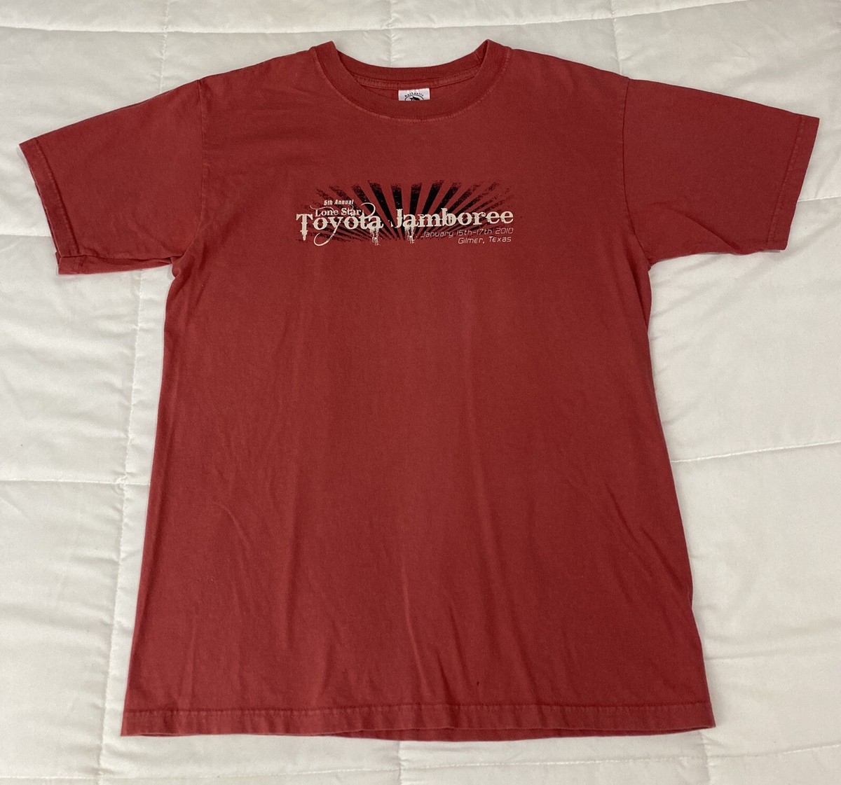 Toyota Trucks TRD Lone Star Jamboree 2010 T-Shirt Red Men's