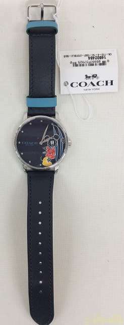 COACH Disney Limited Collaboration Surf Mickey Mouse Watch Black